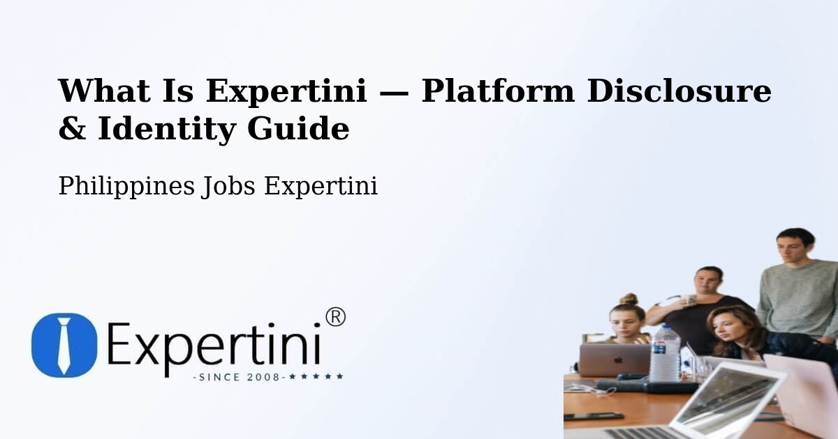 What Is Expertini — Platform Disclosure & Identity Guide – Digos